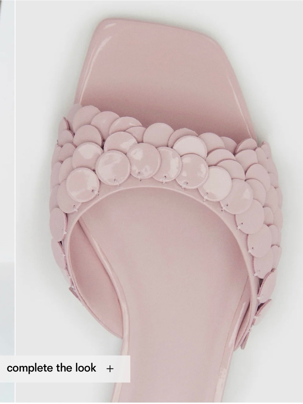 Reformation Imogen Flat Sandal Pink - Size 8 - Picture 2 of 6